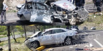 Choque-volcadura deja un muerto en la Morelia-Pátzcuaro