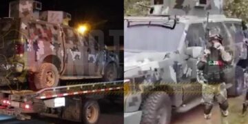Guardia Nacional aseguró “camión monstruo” de Grupo Élite del CJNG