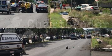 Automóvil vuelca en libamiento sur de Morelia y mata a mujer