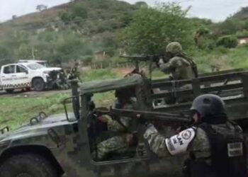 GN abate a sicario en enfrentamiento en zona Aguililla-Tepalcatepec