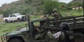 GN abate a sicario en enfrentamiento en zona Aguililla-Tepalcatepec