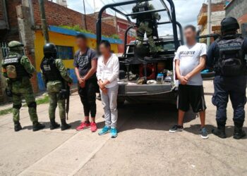 En operativo, caen tres “narcodistribuidores” en Jacona