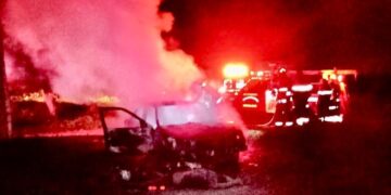 Asesinan y calcinan a cuatro hombres en Cuitzeo