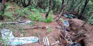 Encuentran otro “narcocampamento” en Zinapécuaro