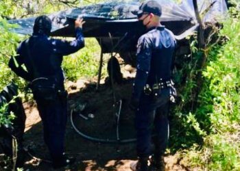 Descubren “narcocampamento” en Tarímbaro