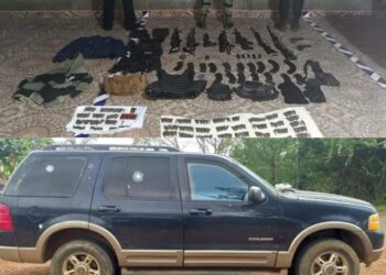 Decomisan arsenal y camioneta en Ario de Rosales