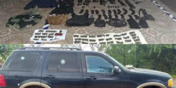 Decomisan arsenal y camioneta en Ario de Rosales