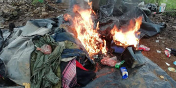 Destruyen “narcocampamento” en Coalcomán