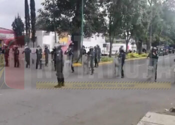 Detenidos 30 comuneros tras desalojo de protesta en Uruapan