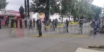 Detenidos 30 comuneros tras desalojo de protesta en Uruapan