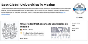 UMSNH dentro de las 5 de mejores universidades públicas estatales de México