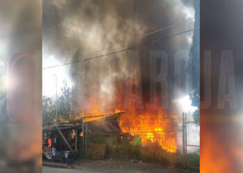 Se incendia vivienda en Uruapan