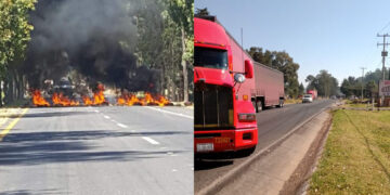 Incendian llantas y bloquean la Pátzcuaro-Morelia
