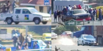 Normalistas bloquean carretera en San Juan Tumbio