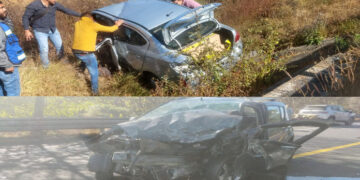 Dos muertos en accidente en la Zirahuén-Uruapan