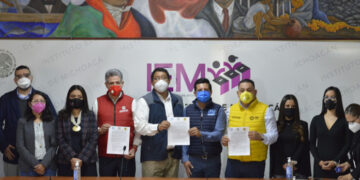 Formalizan PAN-PRD-PRI convenio para candidato común a Gobierno de Michoacán