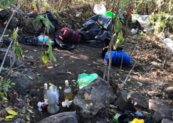 Destruyen “narcocampamento” en Jungapeo
