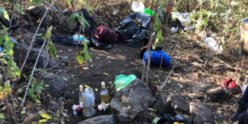 Destruyen “narcocampamento” en Jungapeo