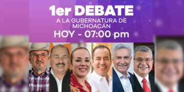 Hoy, primer debate a la gubernatura de Michoacán organizado por el IEM