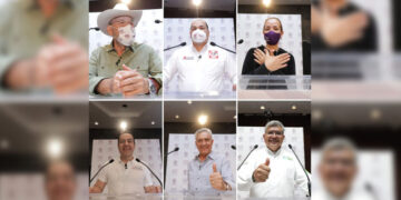 Sin covid-19, seis de los candidatos al Gobierno de Michoacán