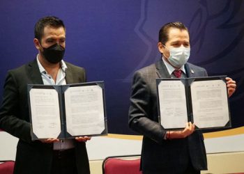 Firma Chava Cortés convenio con el ITM para establecer un gobierno digital