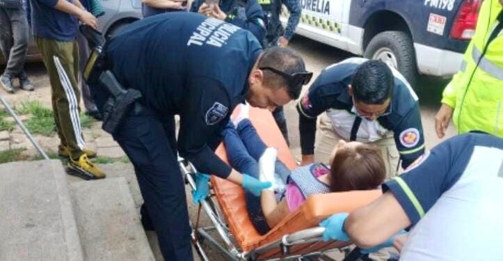 Graban a GN golpeando a hombre en Los Reyes