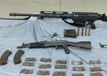 Aseguran armamento de sicario en Las Tinajas