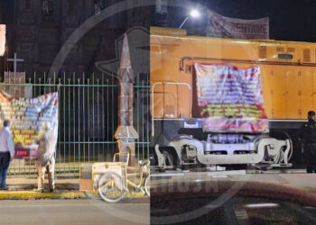 #ÚltimaHora Sujetos desconocidos colocan “Narcomantas” en distintos puntos del municipio de Zamora