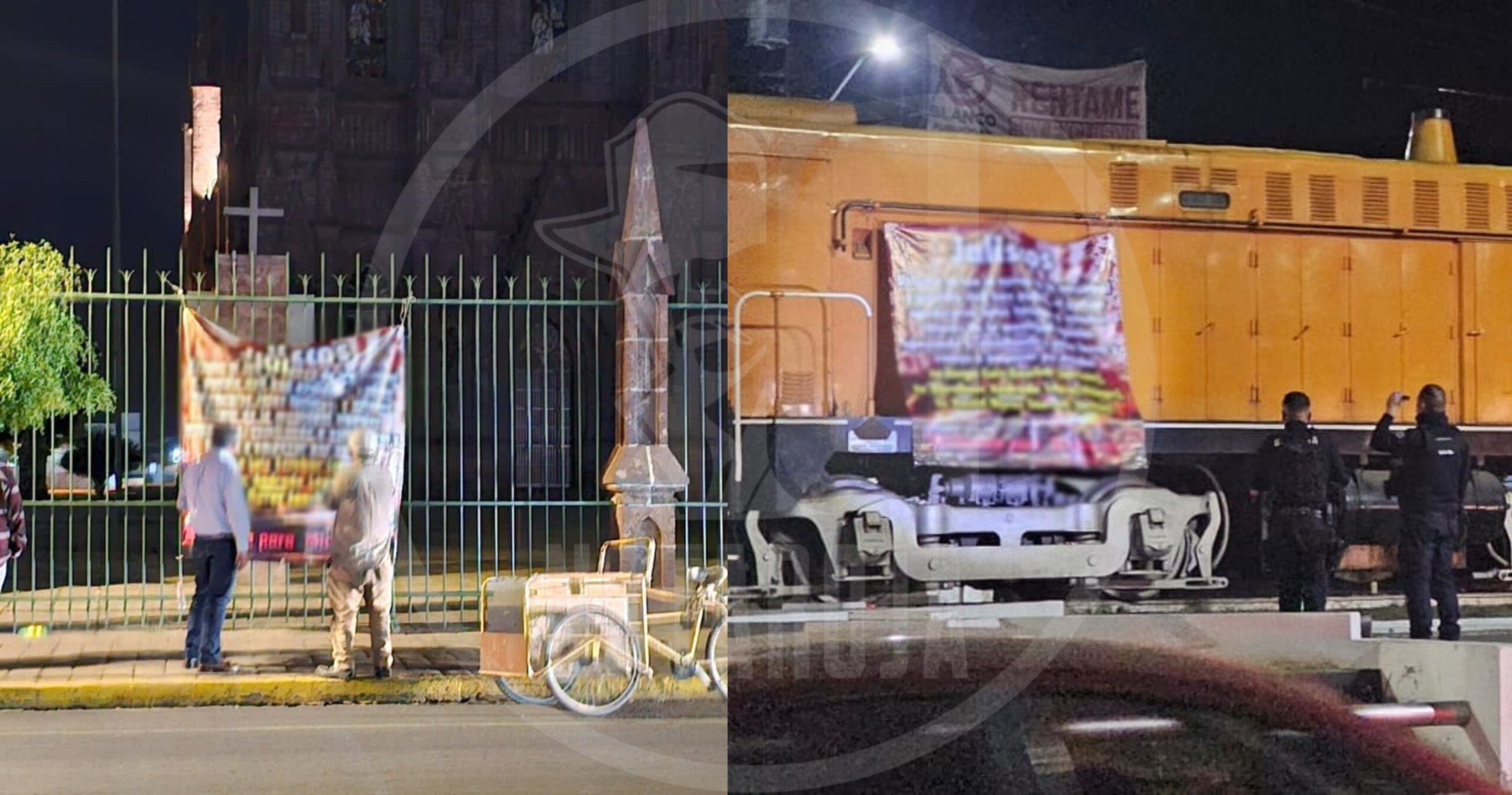 #ÚltimaHora Sujetos desconocidos colocan “Narcomantas” en distintos puntos del municipio de Zamora