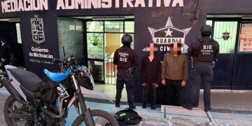 SIE detiene a 2 presuntos distribuidores de droga, en Morelia