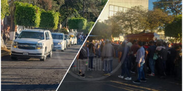 #Peribán Dan el último adiós a familia que perdió la vida en accidente vial