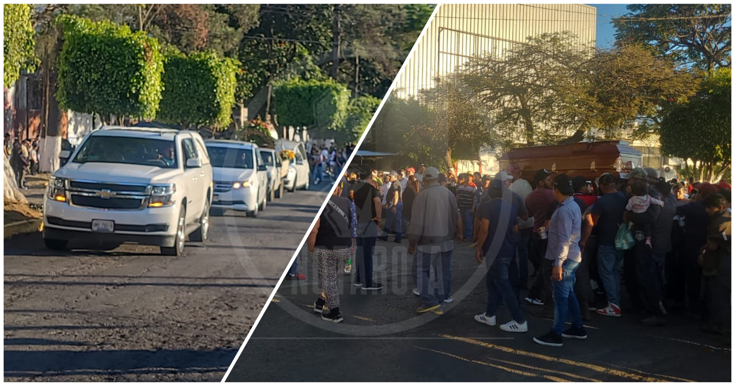 #Peribán Dan el último adiós a familia que perdió la vida en accidente vial