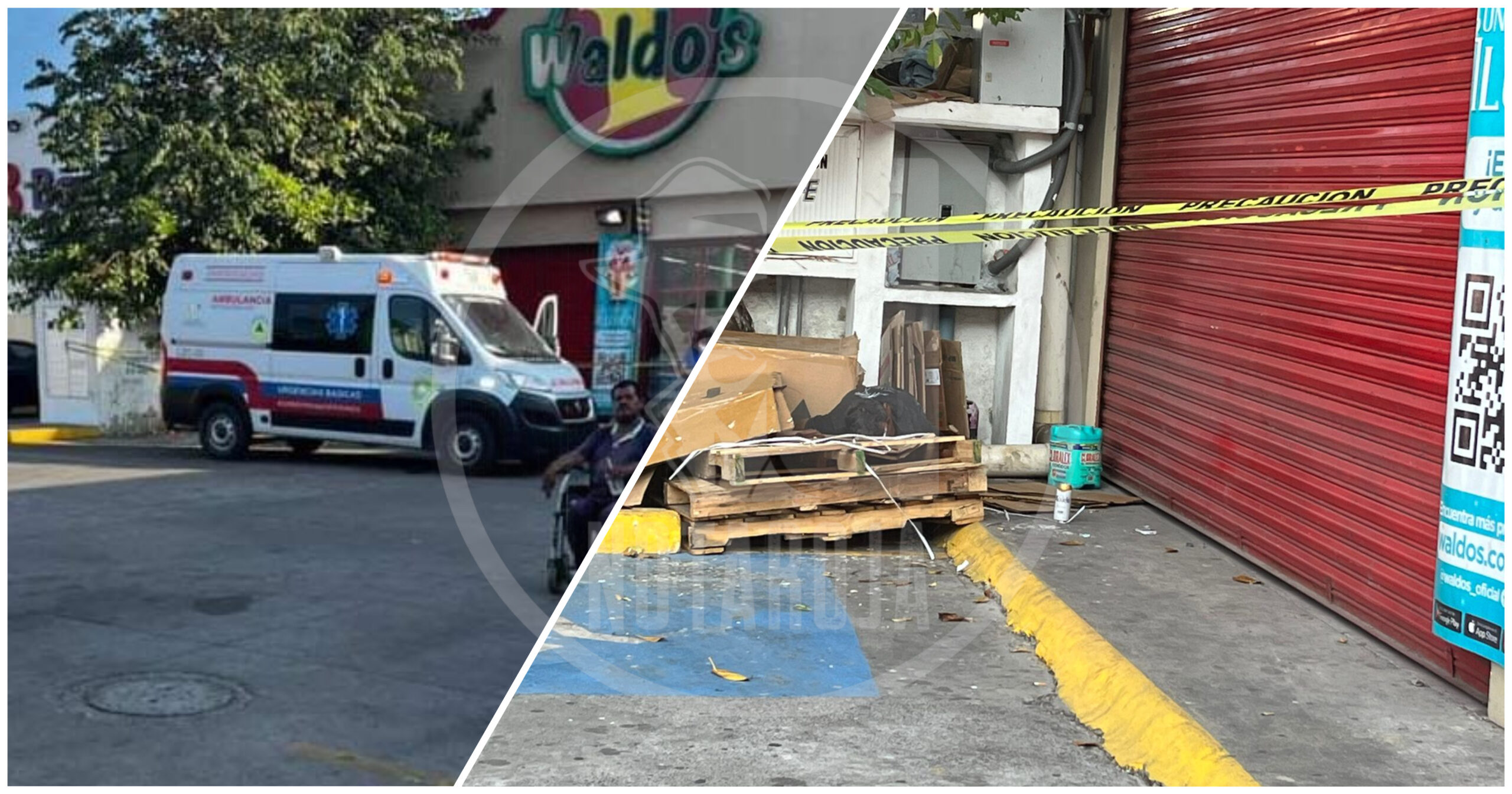 Localizan hombre sin vida afuera de centro comercial en pleno centro del puerto de Lázaro Cárdenas
