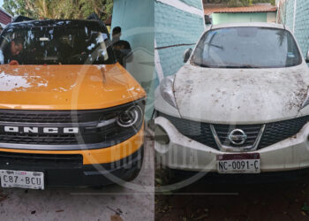 Tras cateo en domicilio de La Huacana, FGE asegura armas, droga y tres vehículos, uno de ellos blindado