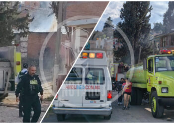 Tras incendio en vivienda de Morelia, vecinos rescatan a un hombre que sufrió quemaduras en todo el cuerpo
