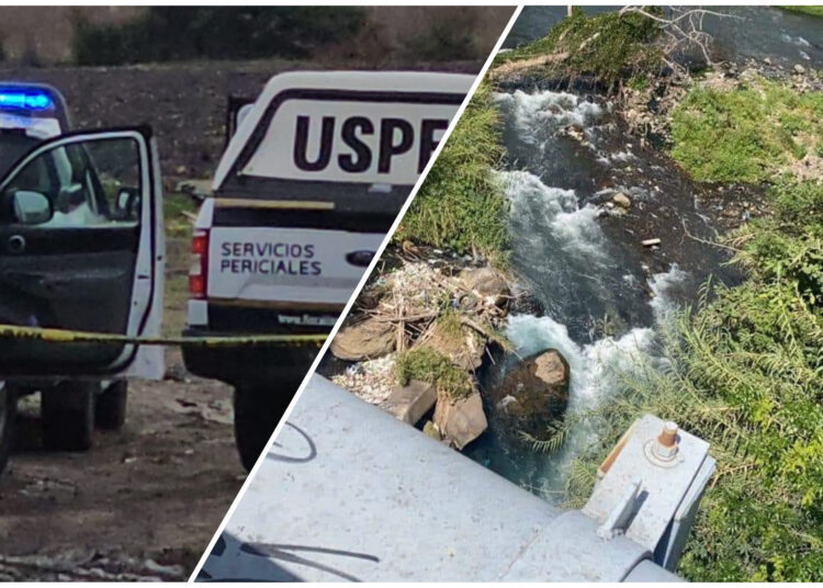 Atada de pies y con huellas de violencia, localizan cuerpo de mujer en aguas del Río Cupatitzio en Uruapan