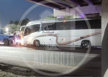 #LZC Tras retén de prevención, aseguran a conductor de un autobús de pasajeros que manejaba alcoholizado