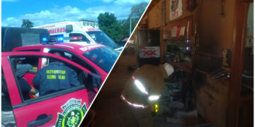 Presuntos pistoleros, sacan a comensales del restaurante “Pulpo Loco” en Zitácuaro y le prenden fuego