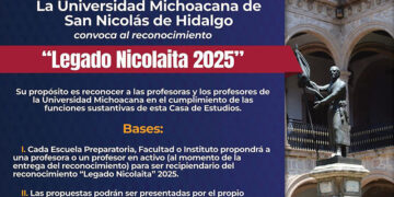 “Legado Nicolaita” reconoce a las y los docentes de la UMSNH; se invita a participar con propuestas