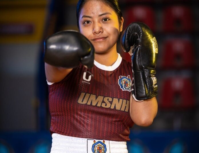 Geraldinne López, una nicolaita que se abre paso en el mundo del box