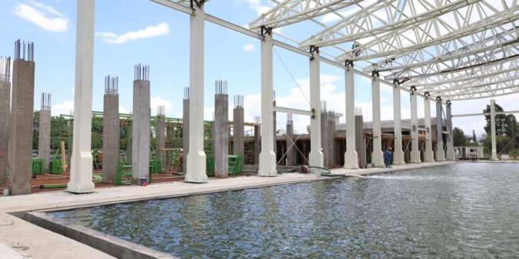 Administración de Yarabí Ávila construye obras de alto impacto; alberca Olímpica al 70 por ciento