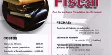 Unidad Profesional de Zamora invita a inscribirse en la Maestría en Fiscal; el viernes concluye plazo de registro.