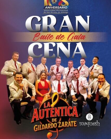¡Celebra el 108 aniversario de la UMSNH!, 24 de octubre, Baile de Gala