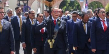 La fuerza de las y los nicolaitas se hizo presente en el desfile cívico con motivo del 215 aniversario del inicio de la Independencia de México