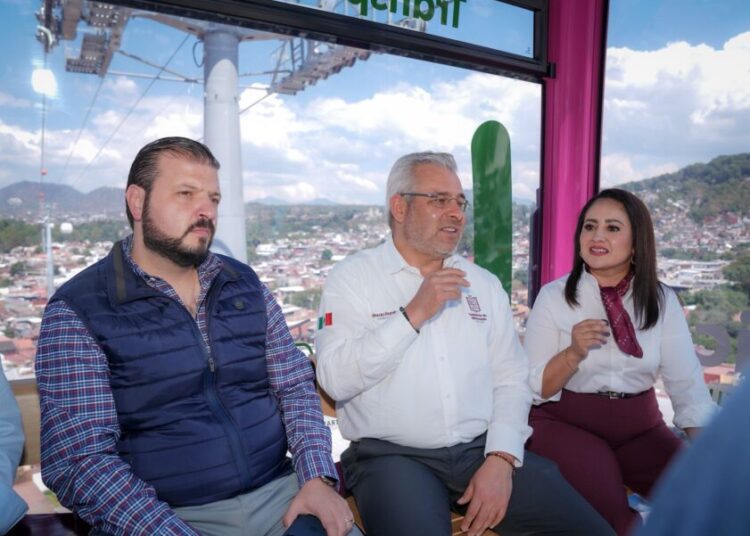 Teleférico de Uruapan, un motor para el turismo y la movilidad de Michoacán: Bedolla