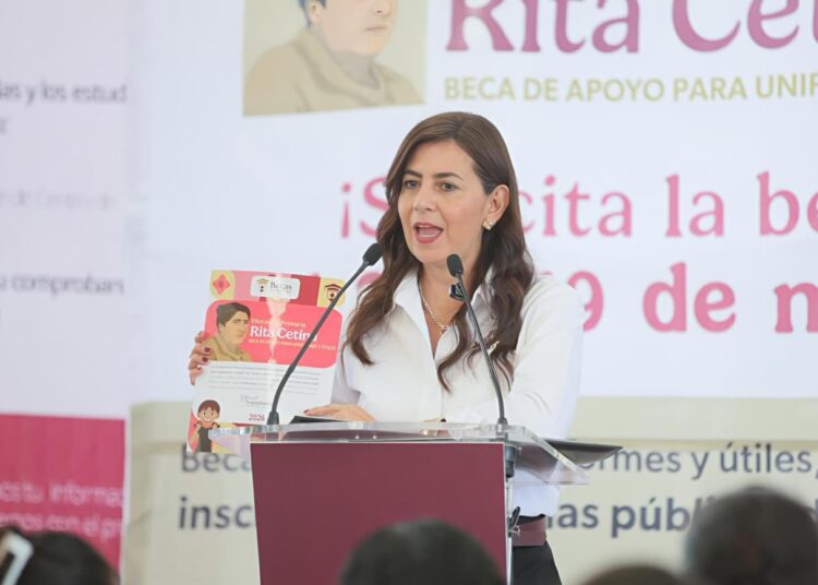 Hoy concluyen pagos de la beca Rita Cetina: Gabriela Molina