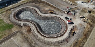 ¡Avanza construcción del Lago Artificial de la Universidad Michoacana de San Nicolás de Hidalgo!