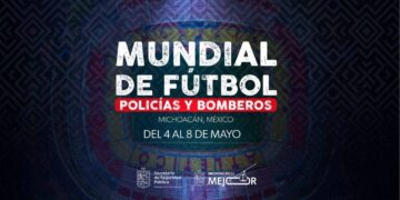 Todo listo para el arranque del Mundial de Fútbol Policías y Bomberos en Michoacán: SSP