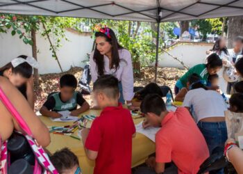 Así se vivió el Día de la Niña y el Niño en los jardines del Sistema DIF Michoacán.🌳🎈