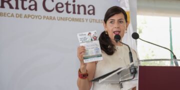 Beca Rita Cetina da tranquilidad a las familias: Gabriela Molina